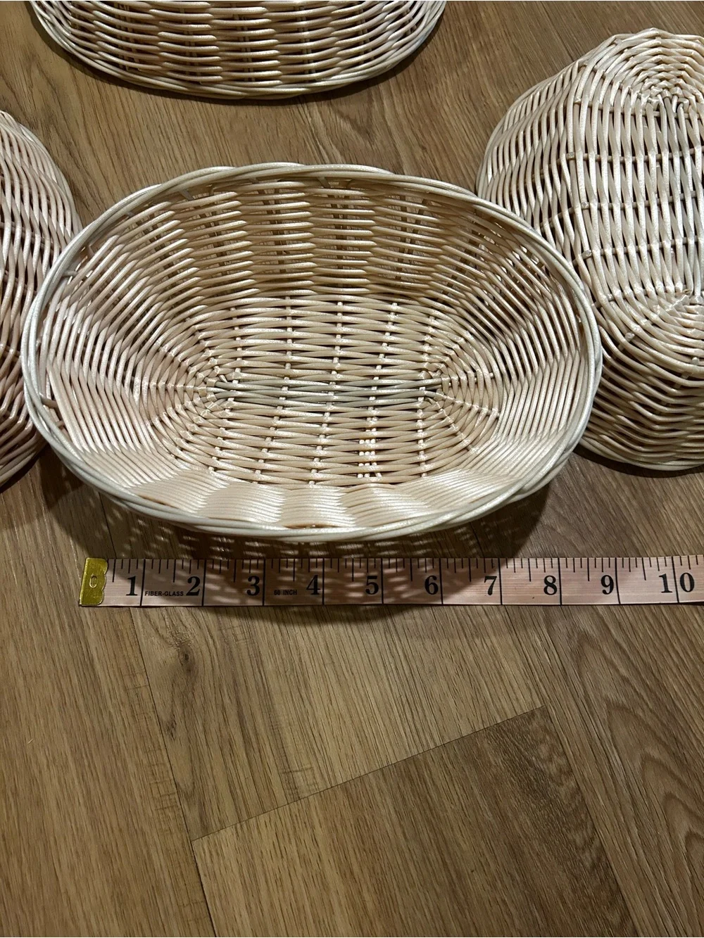 Wicker Woven Oval Serving Baskets - great for gift baskets or serving food